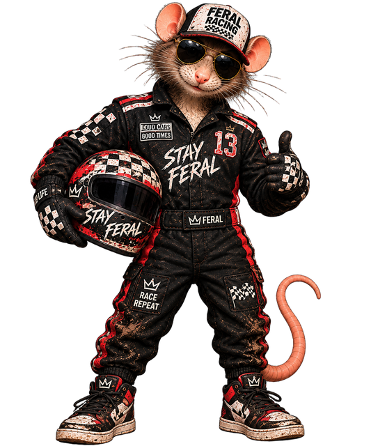 Feral Rat Racer T-Shirt