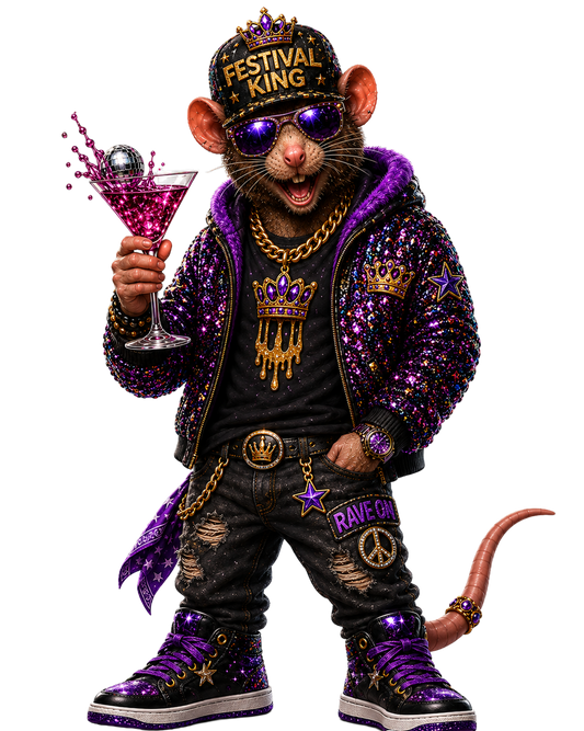 Festival King Rat Keyring