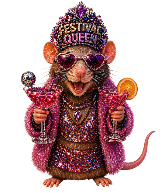 Festival Queen Rat Keyring
